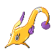 Gorebyss shiny front-facing sprite from Pokémon Platinum