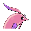 Gorebyss back-facing sprite from Pokémon Ruby