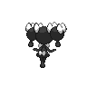 Gothorita back-facing sprite from Pokémon White 2