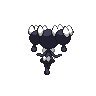 Gothorita shiny back-facing sprite from Pokémon White