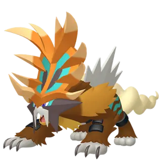 Gouging Fire shiny front-facing sprite from Pokémon Scarlet