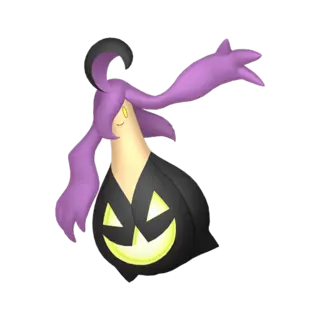 Gourgeist shiny front-facing sprite from Pokémon Shield