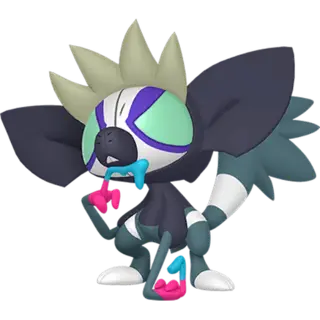 Grafaiai front-facing sprite from Pokémon Violet
