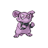 Granbull front-facing sprite from Pokémon White 2