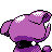 Granbull back-facing sprite from Pokémon Crystal