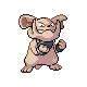 Granbull shiny front-facing sprite from Pokémon Diamond