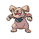 Granbull shiny front-facing sprite from Pokémon SoulSilver