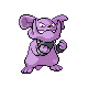 Granbull front-facing sprite from Pokémon Platinum