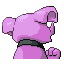 Granbull back-facing sprite from Pokémon Sapphire