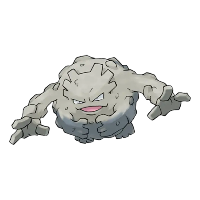 Graveler, the Rock Pokémon — Rock/Ground-type Pokémon official artwork