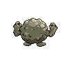 Graveler back-facing sprite from Pokémon Black