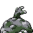 Graveler back-facing sprite from Pokémon Crystal
