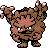 Graveler shiny front-facing sprite from Pokémon Crystal
