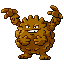 Graveler shiny front-facing sprite from Pokémon Emerald