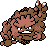 Graveler shiny front-facing sprite from Pokémon Silver