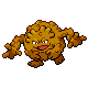 Graveler shiny front-facing sprite from Pokémon HeartGold