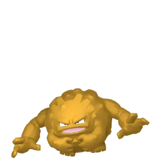 Graveler shiny front-facing sprite from Pokémon Omega Ruby