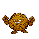 Graveler shiny front-facing sprite from Pokémon Platinum