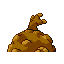 Graveler shiny back-facing sprite from Pokémon Ruby