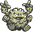 Graveler front-facing sprite from Pokémon Yellow