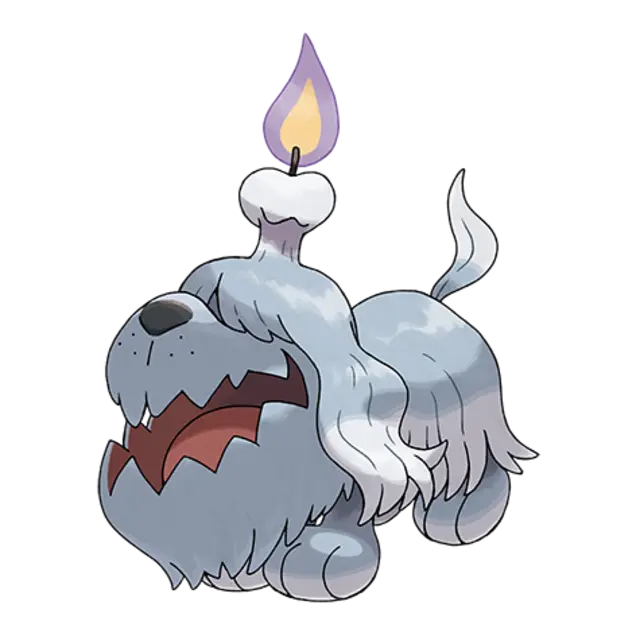 Greavard, the Ghost Dog Pokémon — Ghost-type Pokémon official artwork