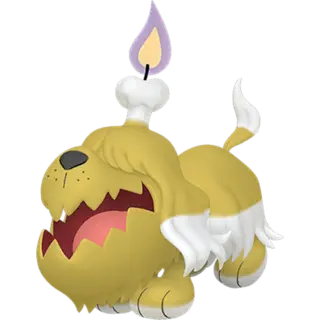 Greavard shiny front-facing sprite from Pokémon Violet