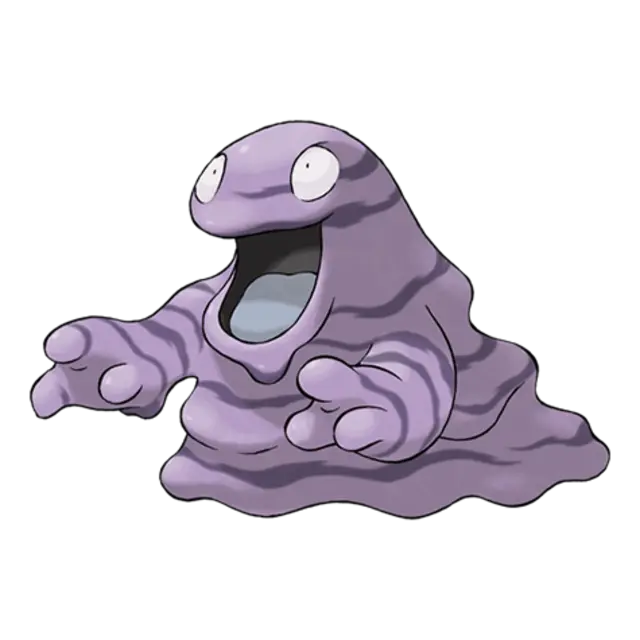 Grimer, the Sludge Pokémon — Poison-type Pokémon official artwork