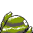 Grimer shiny back-facing sprite from Pokémon Crystal