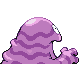 Grimer back-facing sprite from Pokémon Pearl