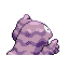 Grimer back-facing sprite from Pokémon FireRed