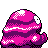 Grimer back-facing sprite from Pokémon Gold