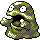 Grimer shiny front-facing sprite from Pokémon Gold