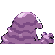 Grimer back-facing sprite from Pokémon SoulSilver