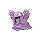 Grimer front-facing sprite from Pokémon SoulSilver