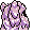 Grimer back-facing sprite from Pokémon Red