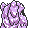 Grimer back-facing sprite from Pokémon Yellow