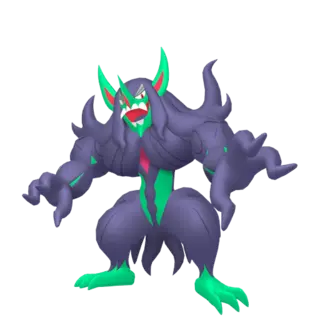Grimmsnarl front-facing sprite from Pokémon Shield