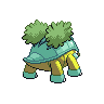 Grotle shiny back-facing sprite from Pokémon White