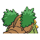 Grotle back-facing sprite from Pokémon Diamond