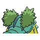 Grotle shiny back-facing sprite from Pokémon Diamond