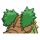 Grotle back-facing sprite from Pokémon HeartGold
