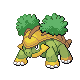 Grotle front-facing sprite from Pokémon HeartGold