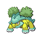 Grotle shiny front-facing sprite from Pokémon HeartGold
