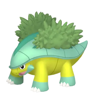 Grotle shiny front-facing sprite from Pokémon Violet