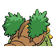 Grotle back-facing sprite from Pokémon Platinum