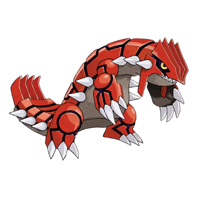 Groudon, the Continent Pokémon — Ground-type Pokémon official artwork