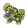 Groudon shiny front-facing sprite from Pokémon White