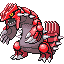 Groudon front-facing sprite from Pokémon Emerald