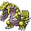 Groudon shiny front-facing sprite from Pokémon Emerald