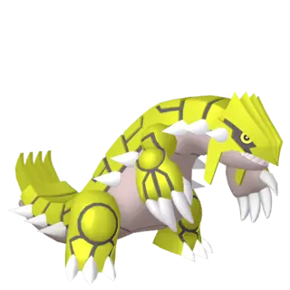 Groudon shiny front-facing sprite from Pokémon Scarlet